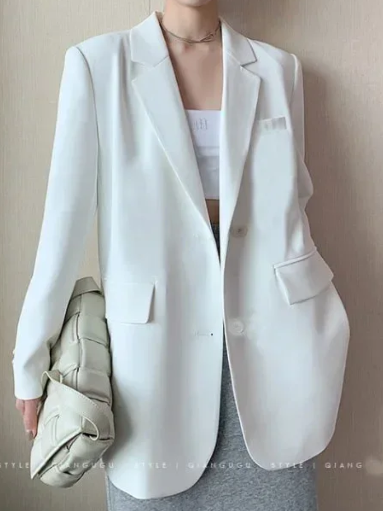 DarioSarti Slim Fit Lange Blazer Voor Vrouwen