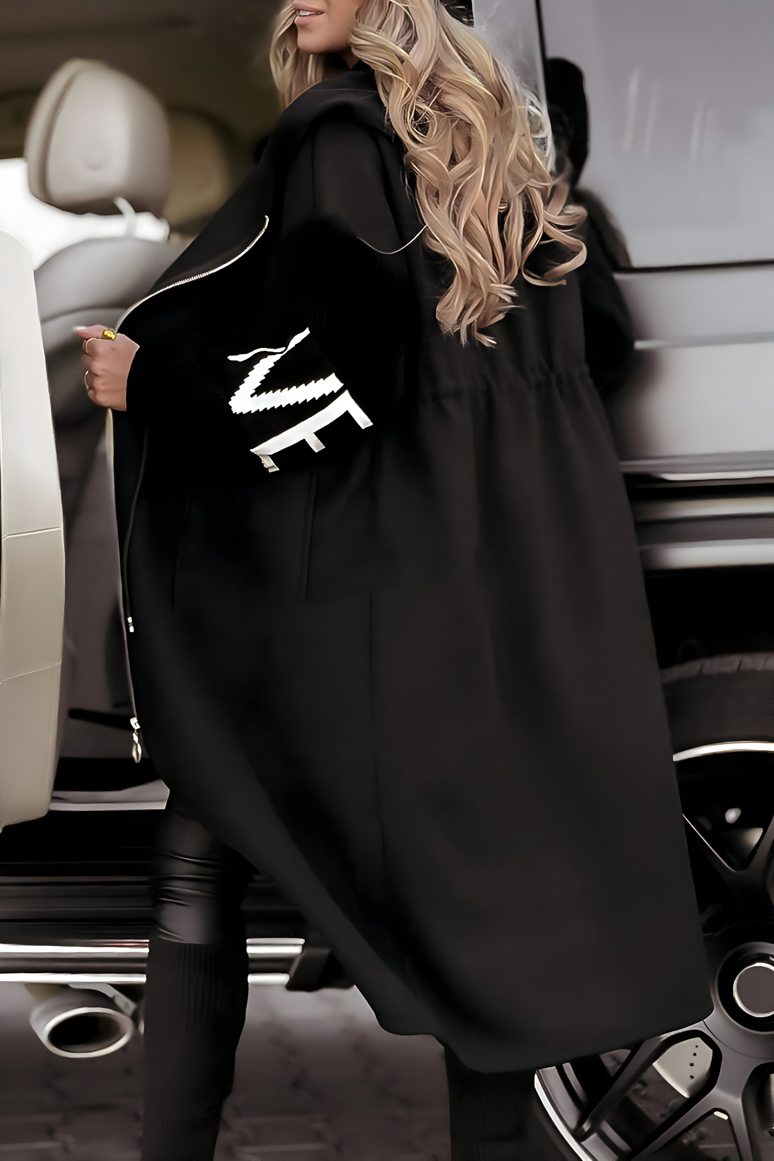Shana – Dames Hooded Elegante Coatigan