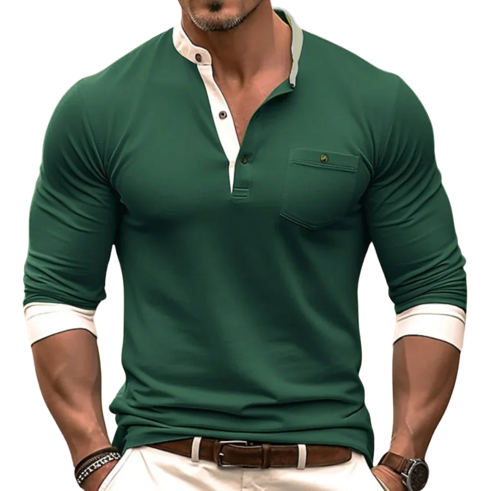 Lorenzo – Casual-Fit Heren Longsleeve Shirt