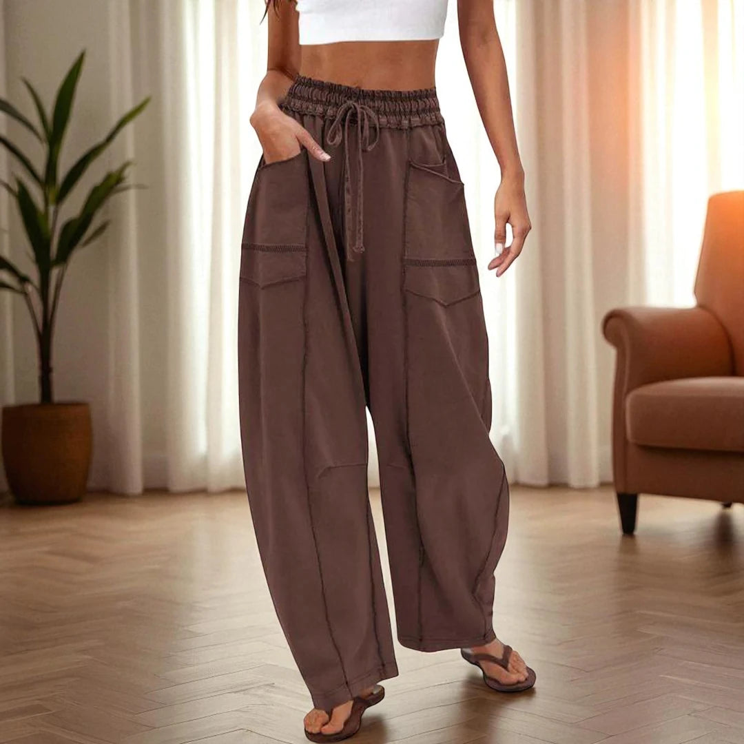 Ivy – Comfortabele Dames Baggy Lounge Broek