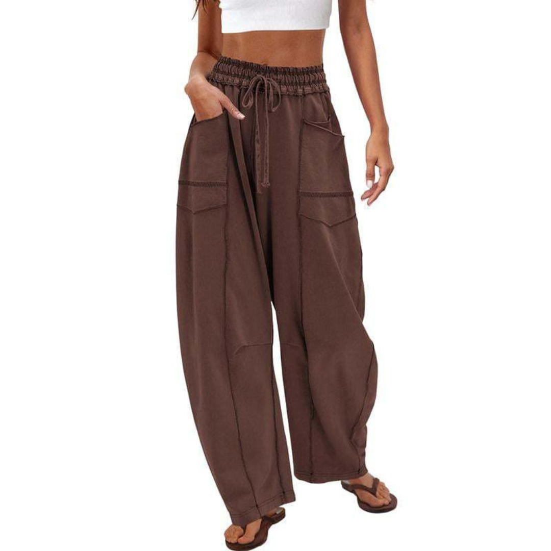 Ivy – Comfortabele Dames Baggy Lounge Broek
