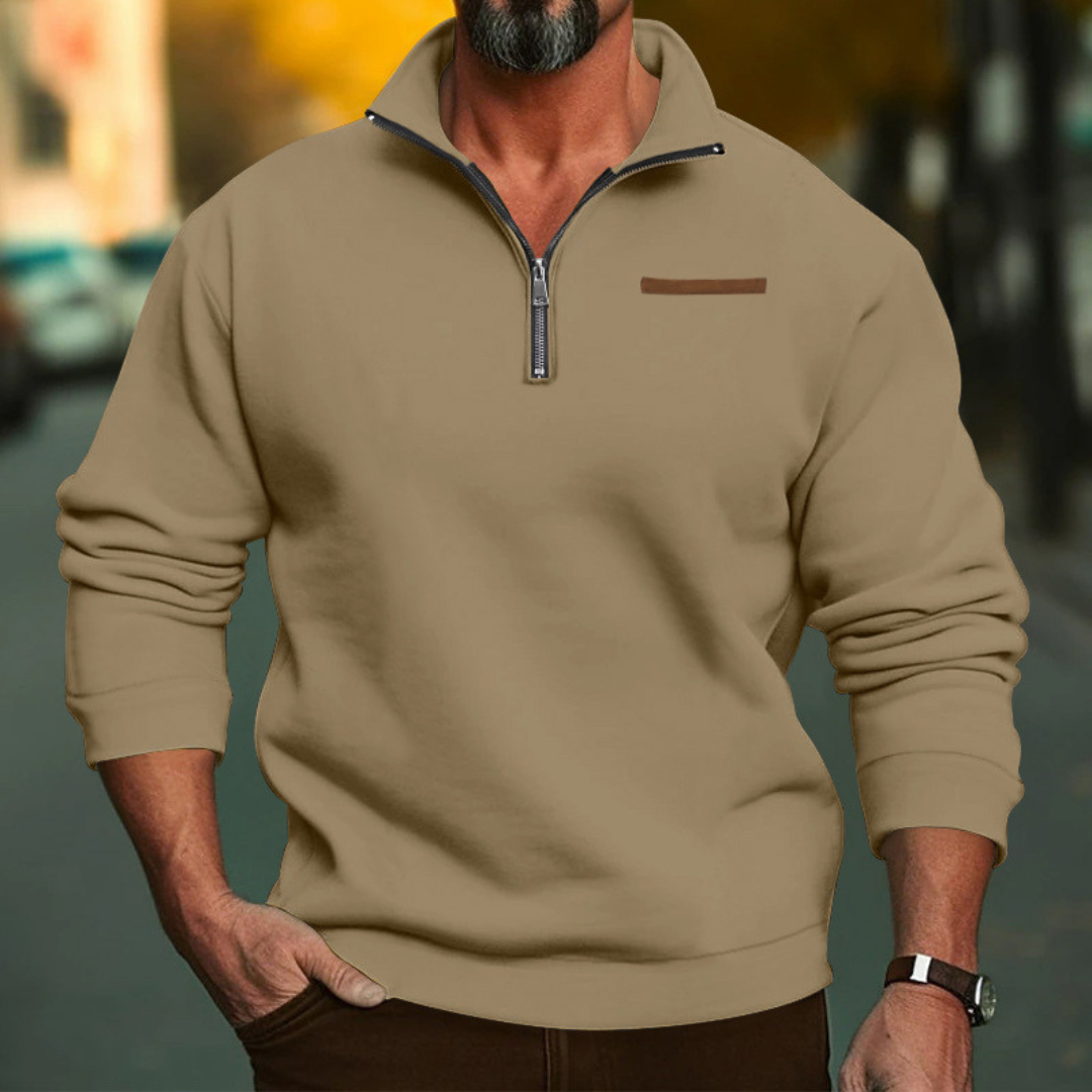 LuigiMarini Fleece Sweatshirt Voor Mannen