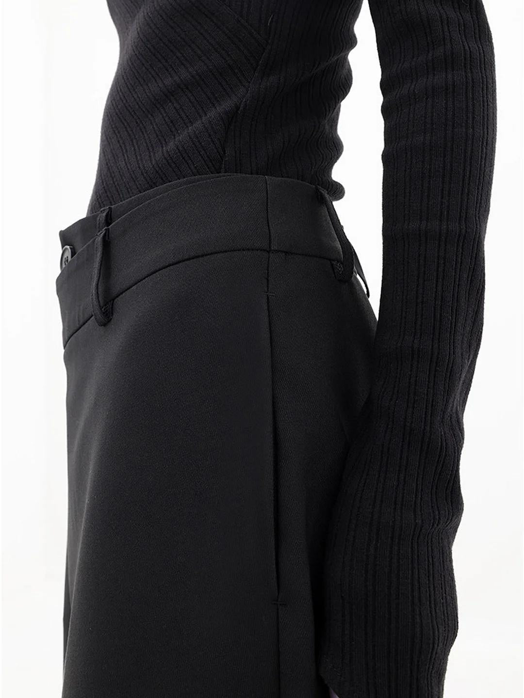 Camila – Asymmetrische Dames Plooi-Broek