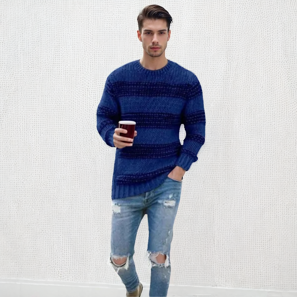 Luca – Heren Comfortabele Gebreide Trui