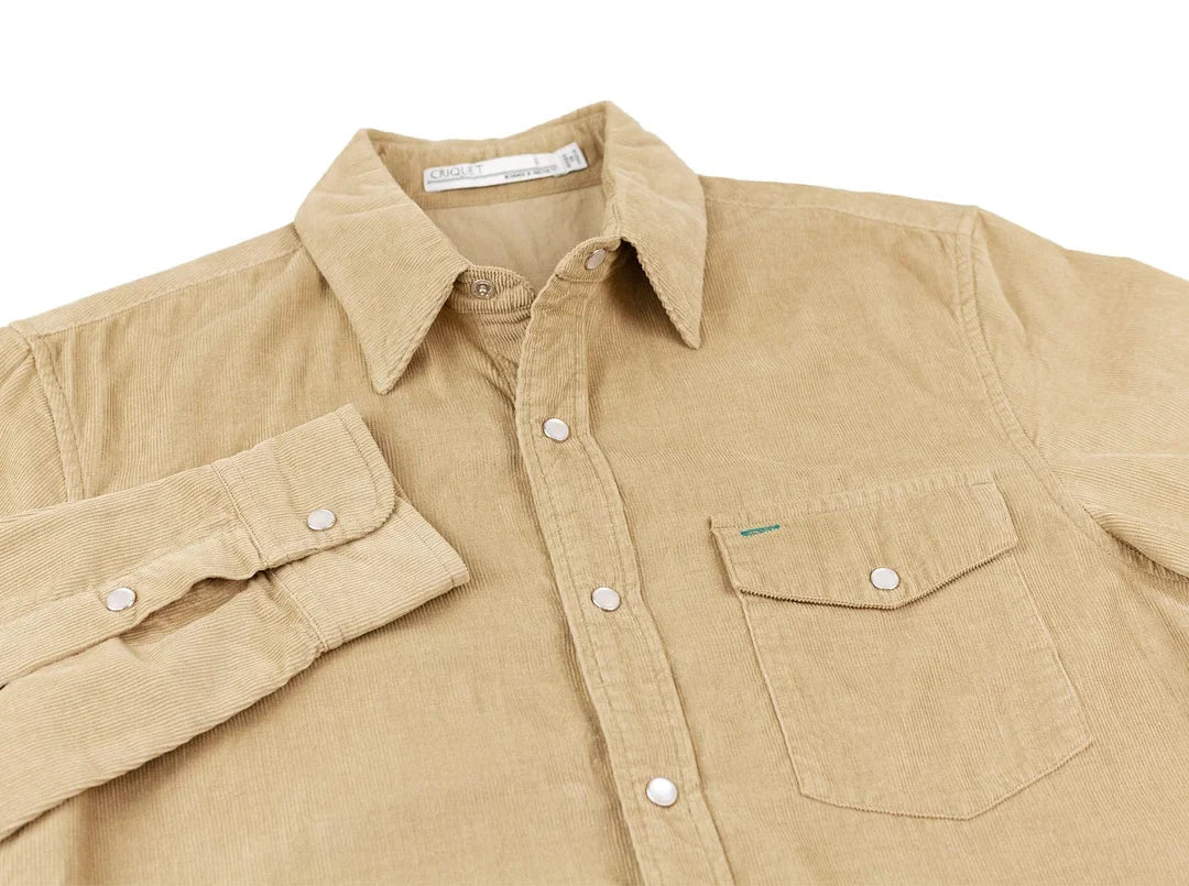 MatteoFerrari Corduroy Knoop Overhemd