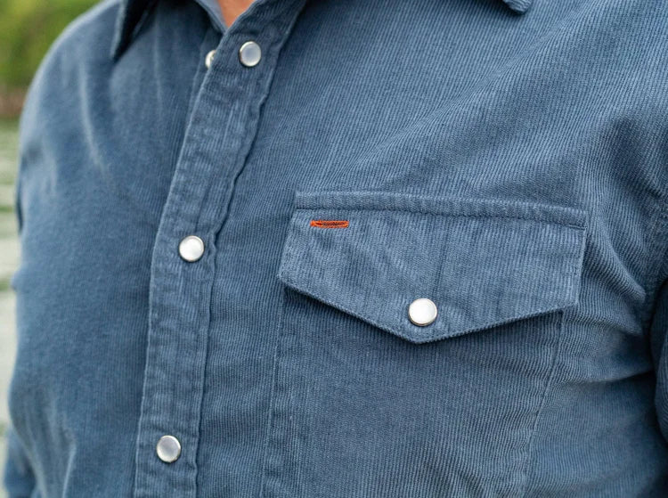 MatteoFerrari Corduroy Knoop Overhemd