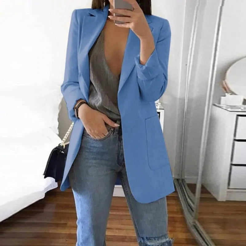 Alessia – Getailleerde Dames Blazer in Uitgebreide Maten