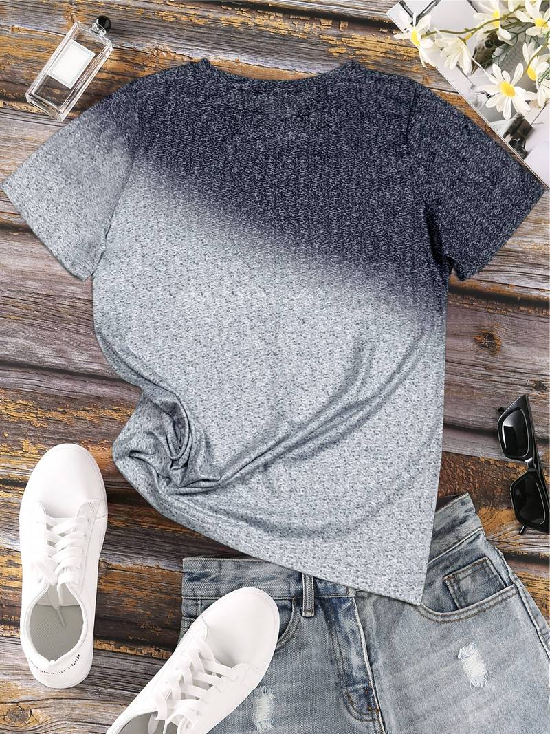 Élodie – Dames T-Shirt met Vlinderhart Print