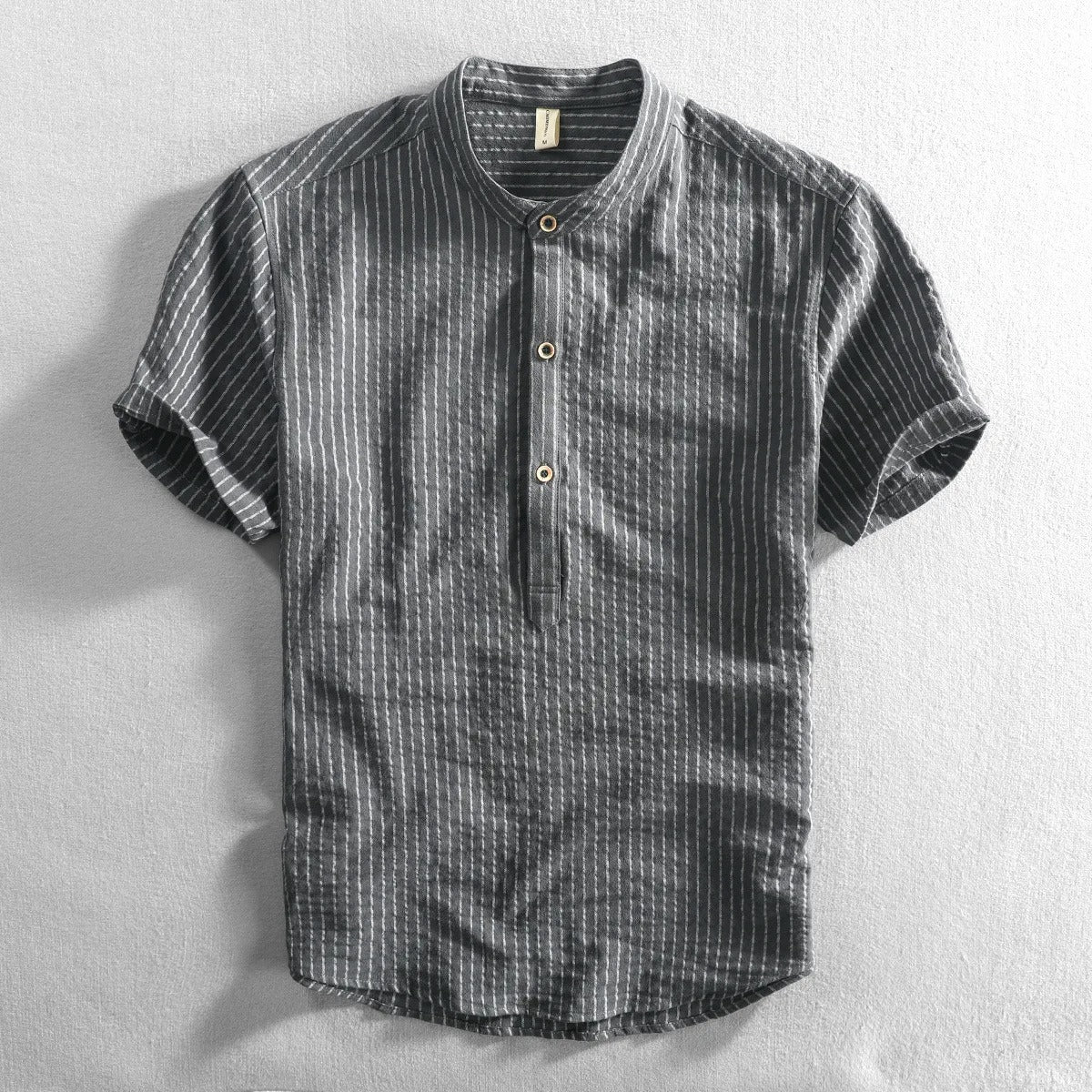 Lorenzo – Casual Heren Katoenen Streepjesoverhemd