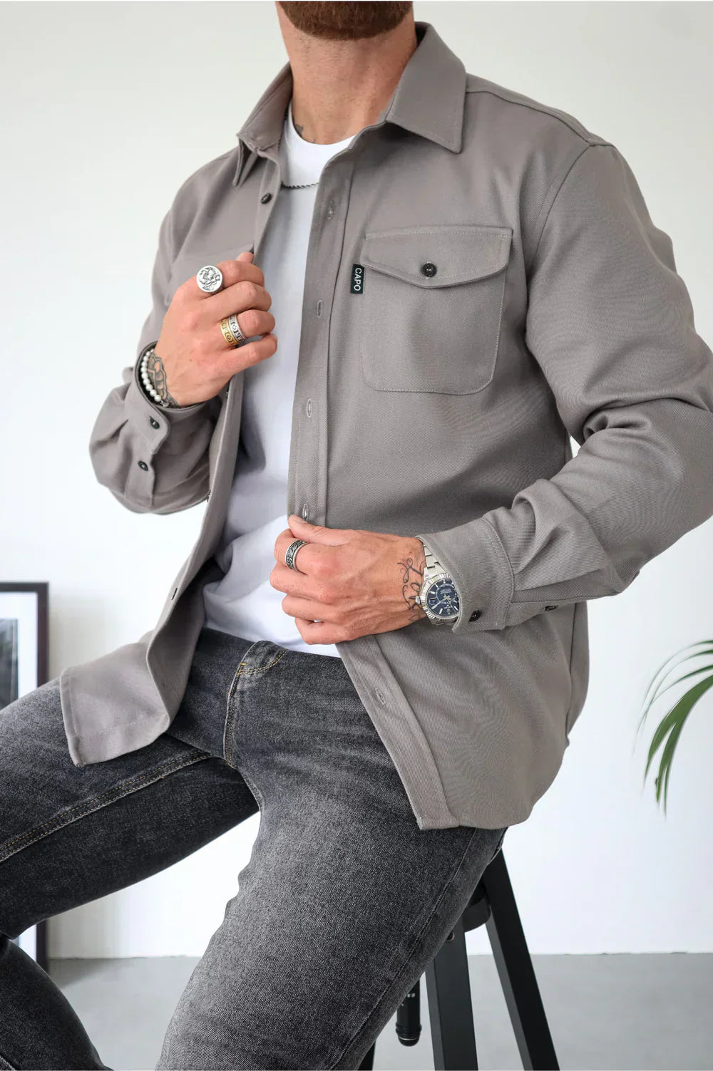 Lorenzo – Modern Fit Heren Overhemd in Casual Stijl