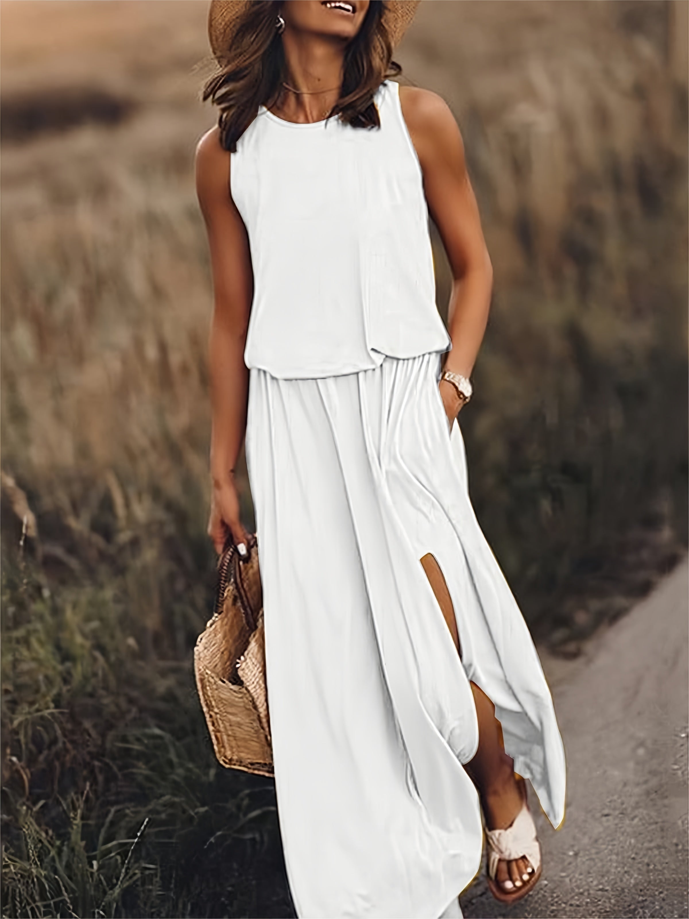 Alessia – Boho-geïnspireerde Maxi Jurk van Modal voor Dames