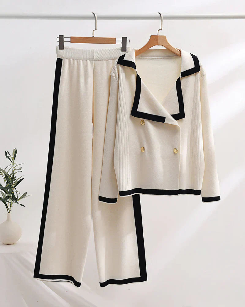 Jessie – Elegante Dames Lounge Set met Colourblock