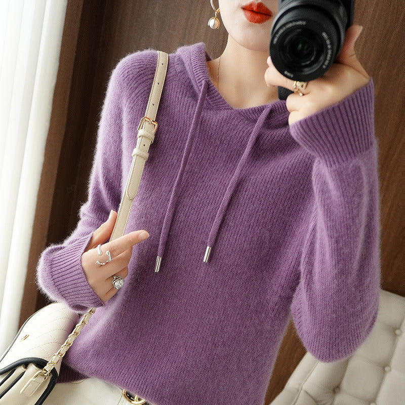 Sophia – Luxe Cashmere Hoodie voor Dames