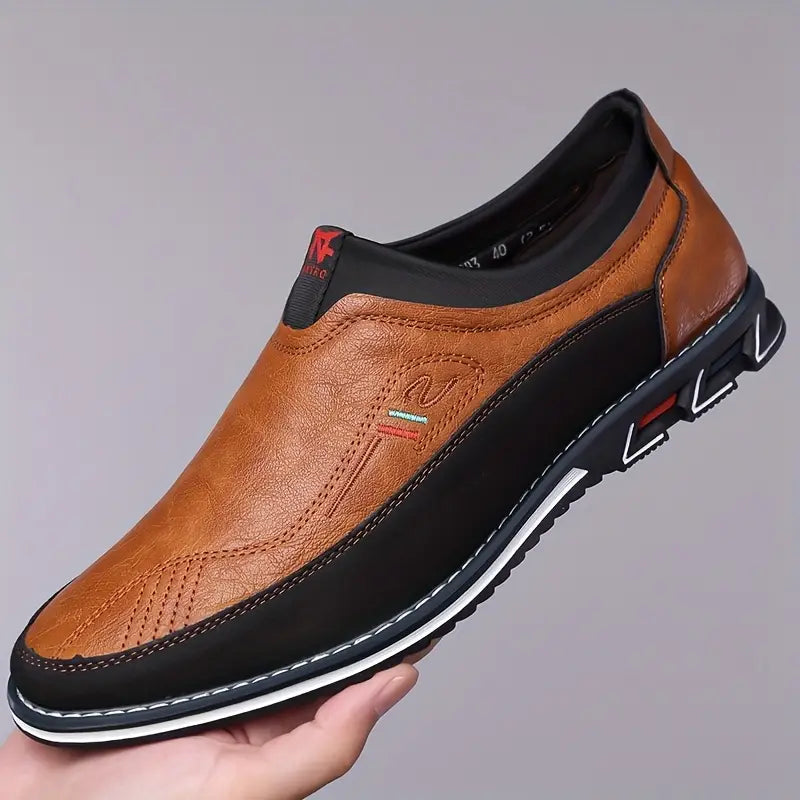 Diony – Leren Slip-On Loafers voor Heren