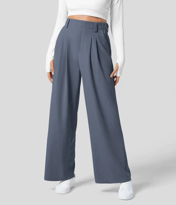 Sinfonia™ Comfort ontmoet moeiteloze stijl in een casual broek met hoge taille