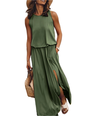 Alessia – Boho-geïnspireerde Maxi Jurk van Modal voor Dames