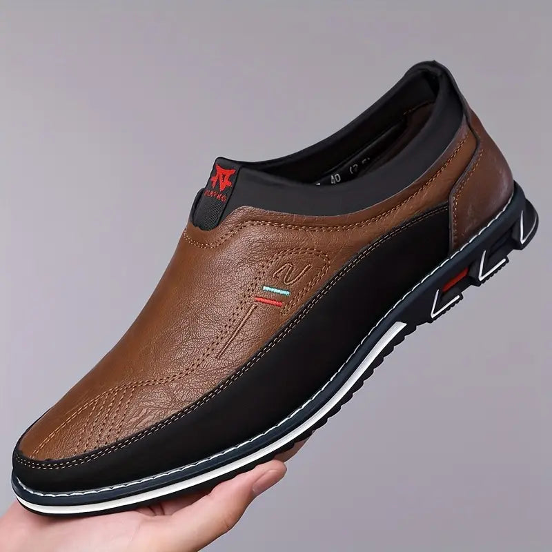 Diony – Leren Slip-On Loafers voor Heren