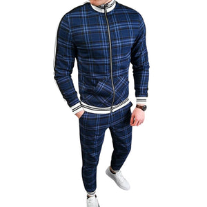 Nilo – Geruite Heren Set met Relaxte Pasvorm