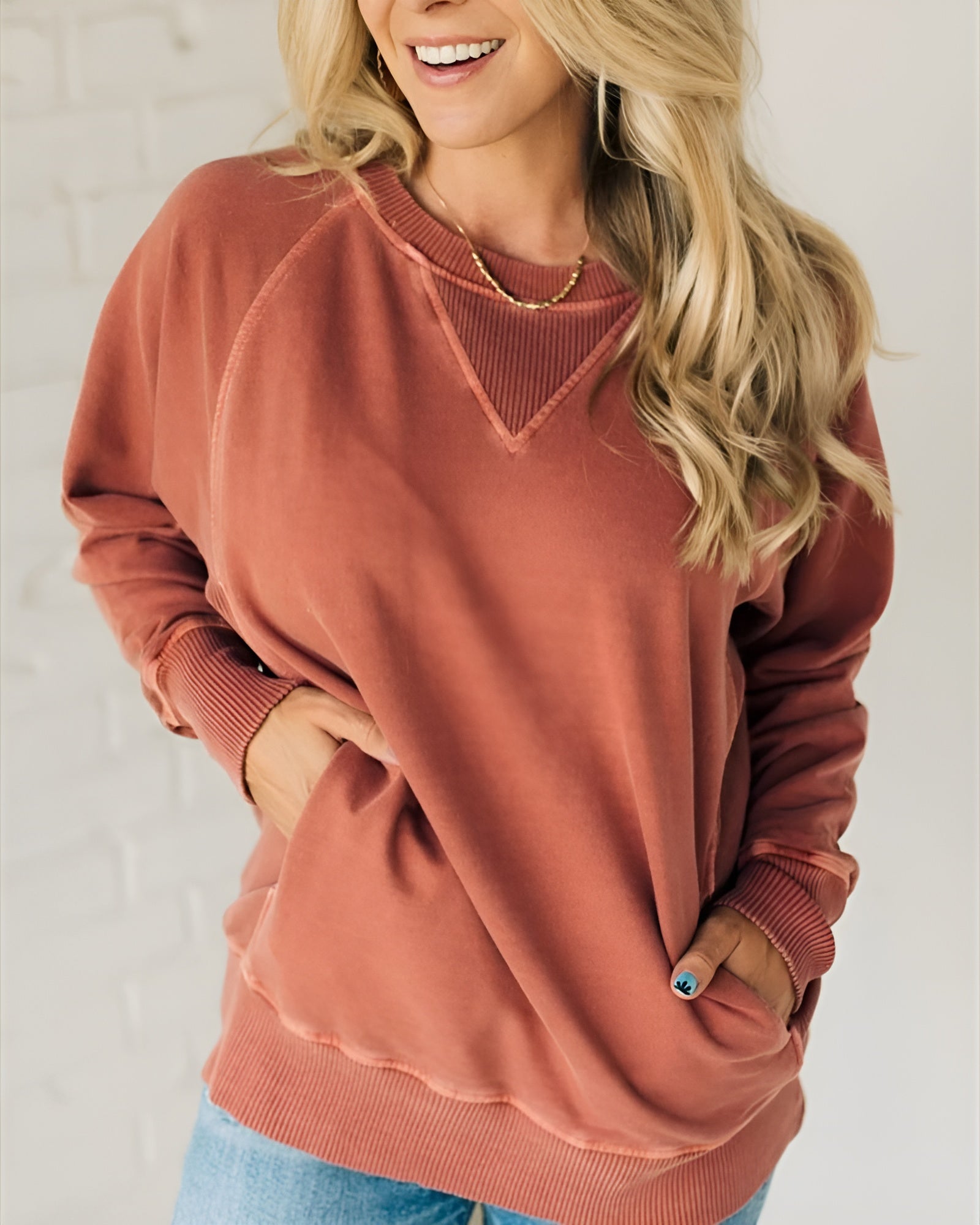 Luciana – Geribbelde Dames Wintertrui