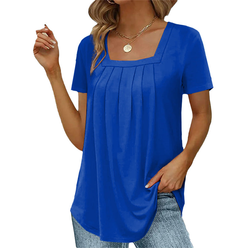 Giulia – Elegante Geplooide Damesblouse