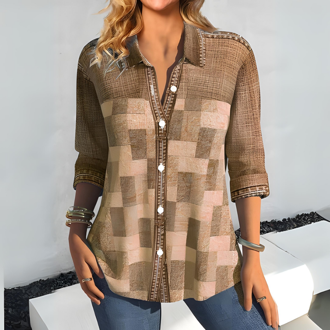 Sophia – Moderne Getailleerde Damesblouse