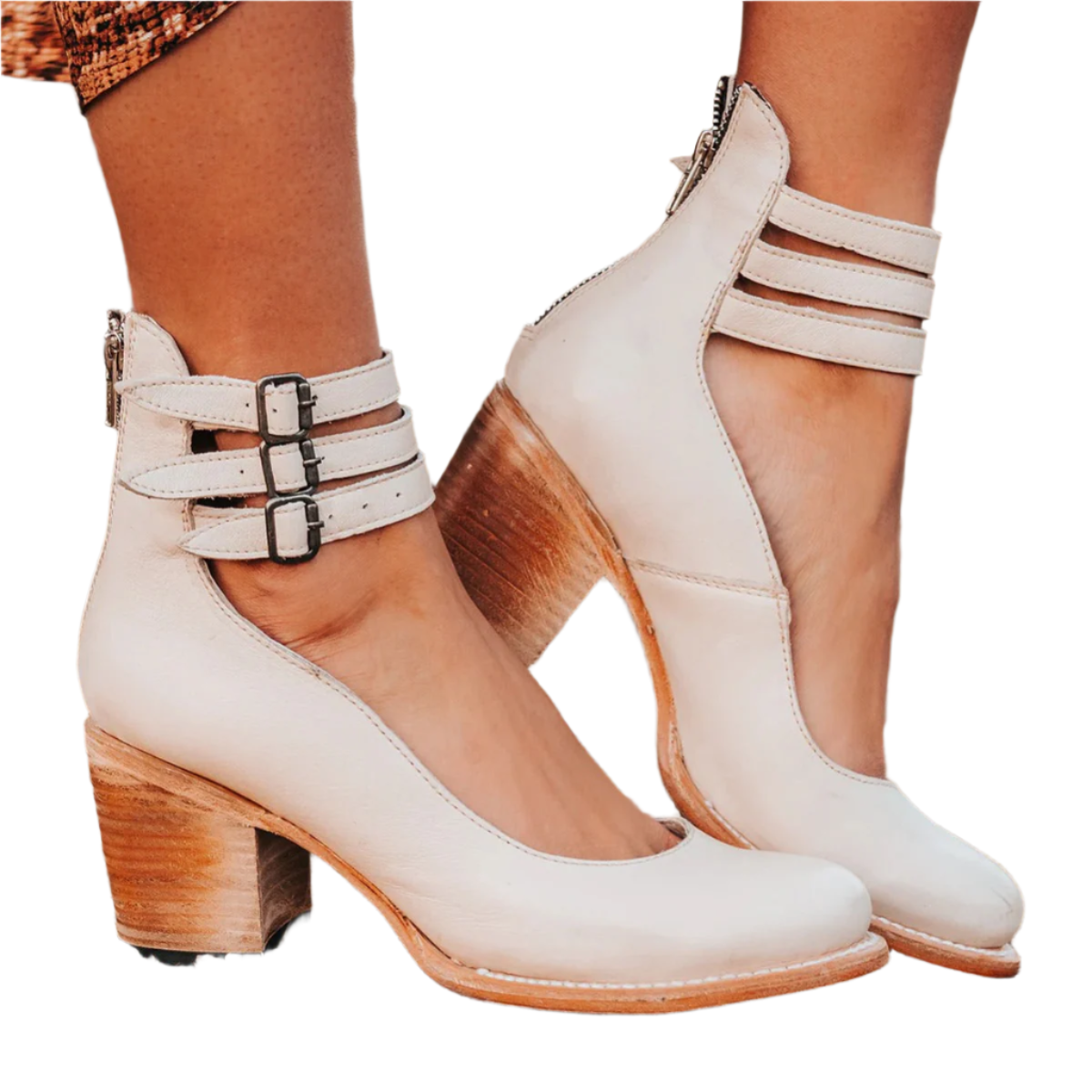Bianca – Leren Dameslaarzen met Sculpted Design