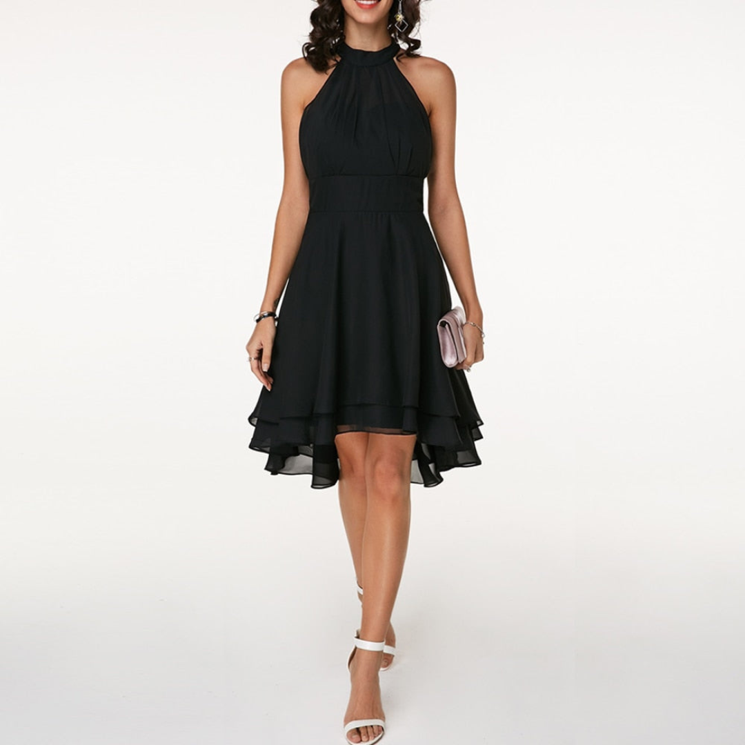 Chiara – Elegante Damesjurk met Speelse Ruffles