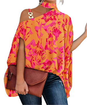 Lucia – Elegante Bloemen Top voor Dames