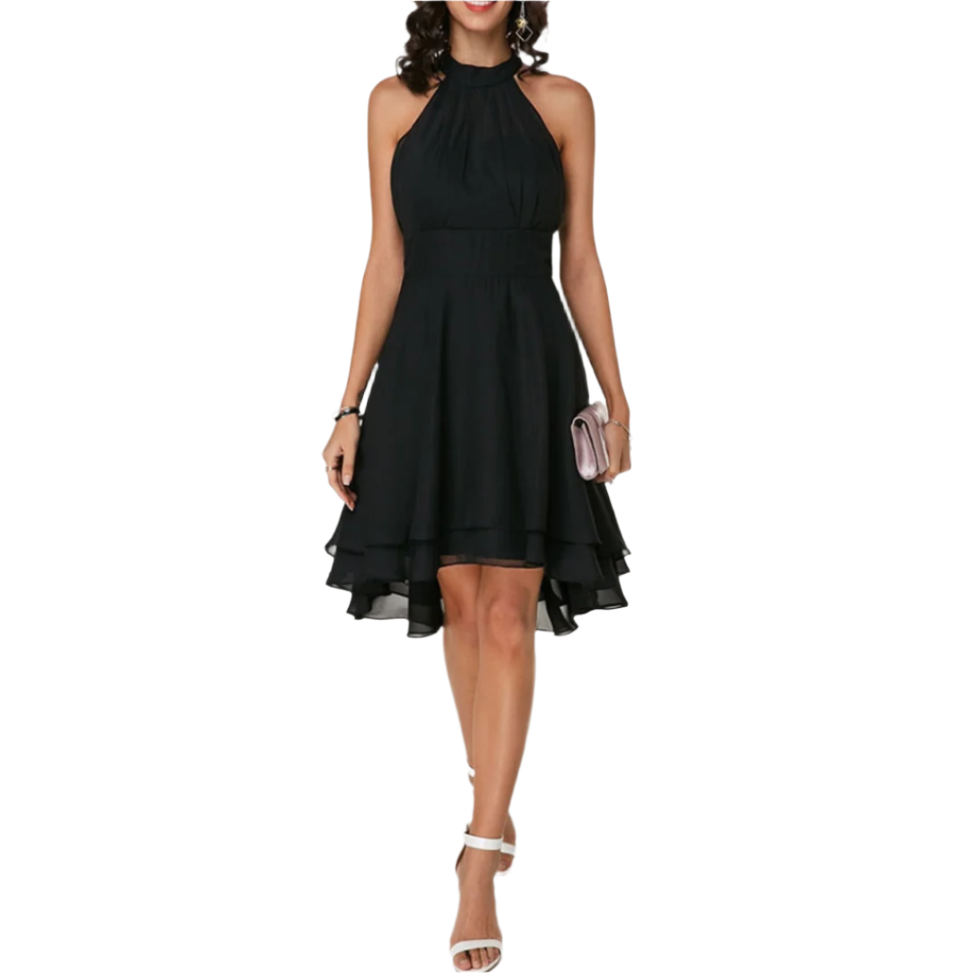Chiara – Elegante Damesjurk met Speelse Ruffles