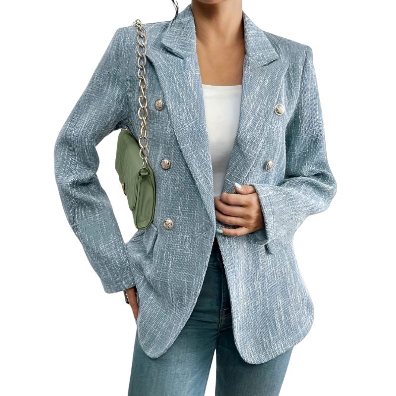 Isabella – Klassieke Dames Blazer met Knoopsluiting