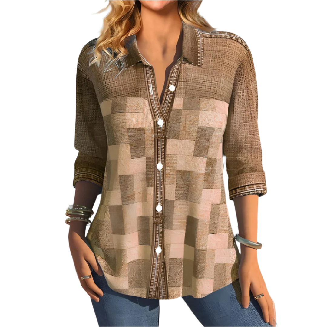 Sophia – Moderne Getailleerde Damesblouse