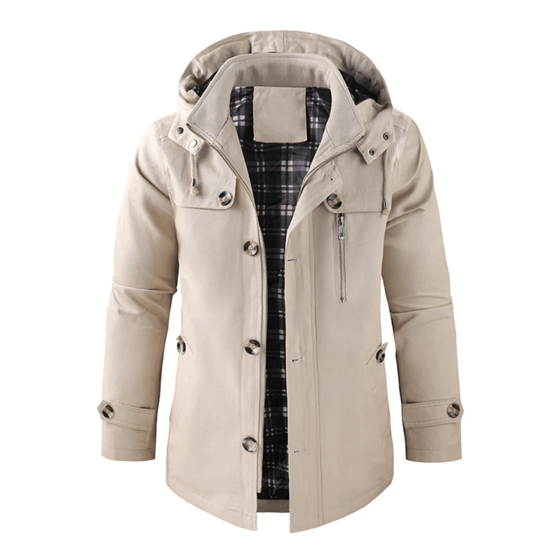 Mateo – Waterdichte Heren Winterjas met Capuchon