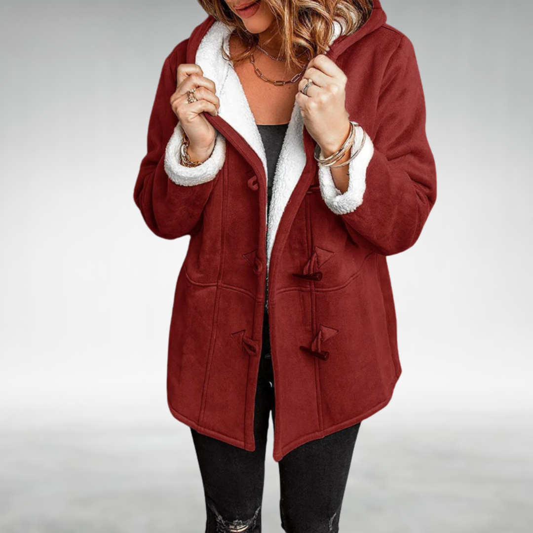 Darlene – Zachte Fleece Winterjas voor Dames