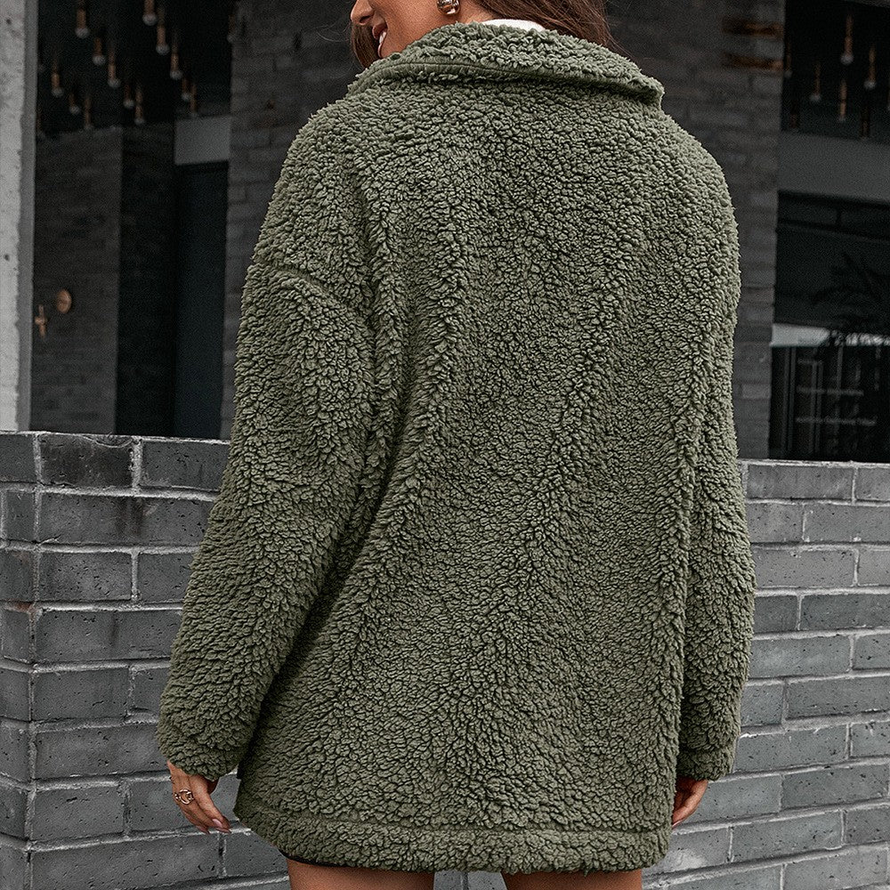 Camille – Zachtgevoerde Dames Fleece Jas met Rits