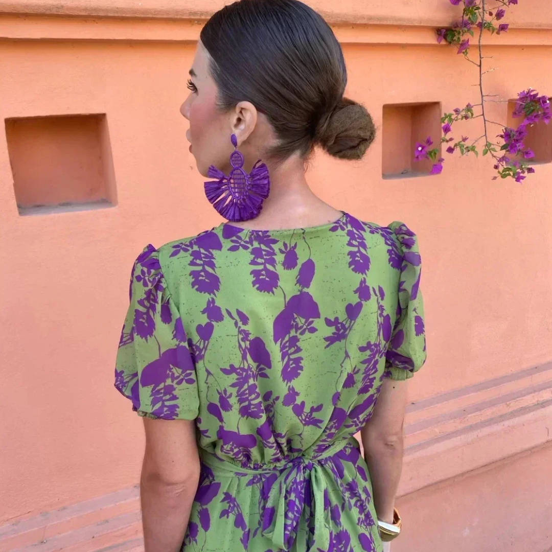 Heidi – Ademende Dames Zomer Midi Jurk