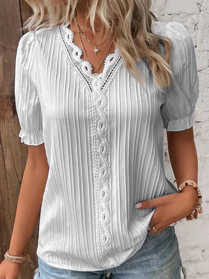 ElenaStilo™ Elegant effen overhemd