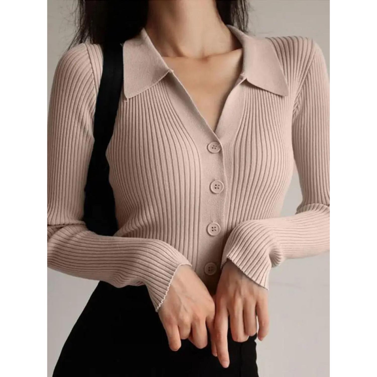 GiuliaArcelli Geribd Vest Voor Vrouwen