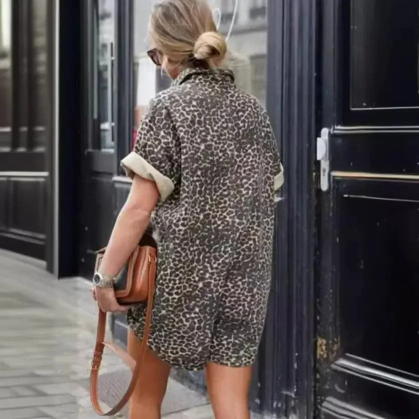 Isabella – Luchtige Dames Jumpsuit met Print voor Vakantie