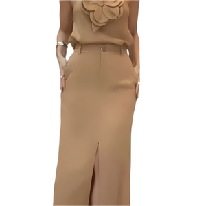 Isabella – Vierkante Halslijn Zomer Two-Piece Set voor Dames