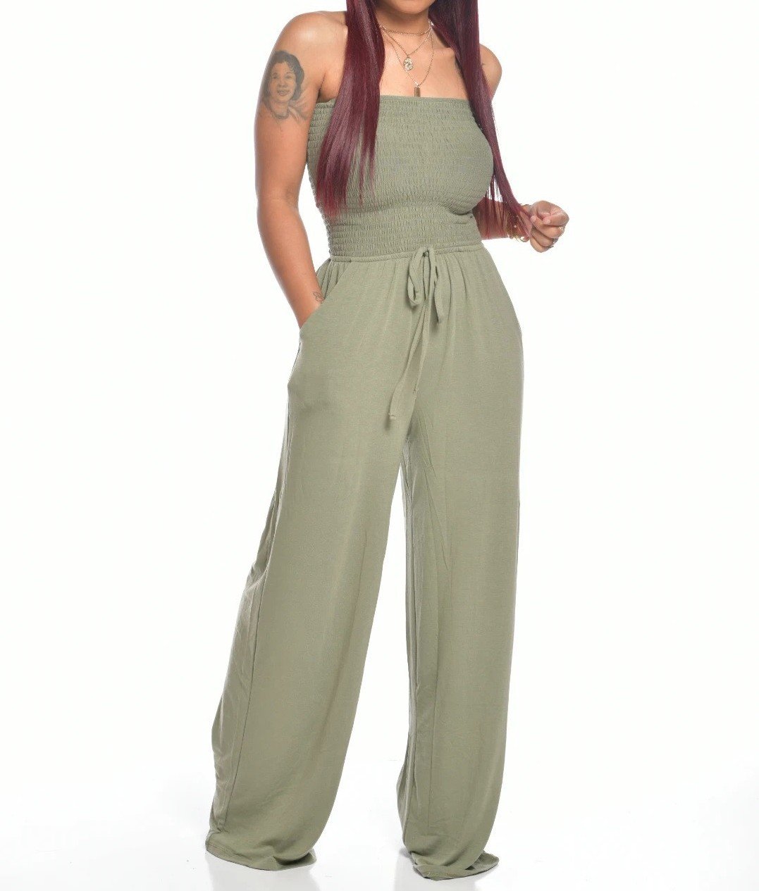 AntonioMarino Strapless taille-jumpsuit