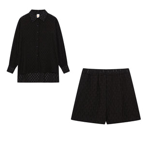 Chiara – Luchtige Dames Set van Blouse en Shorts