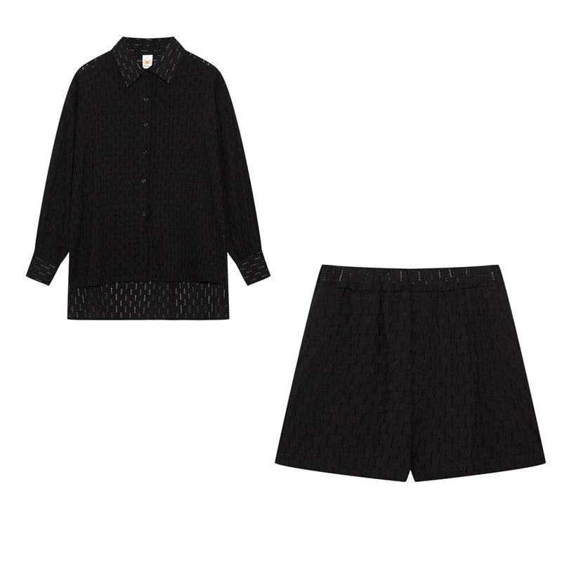 Chiara – Luchtige Dames Set van Blouse en Shorts