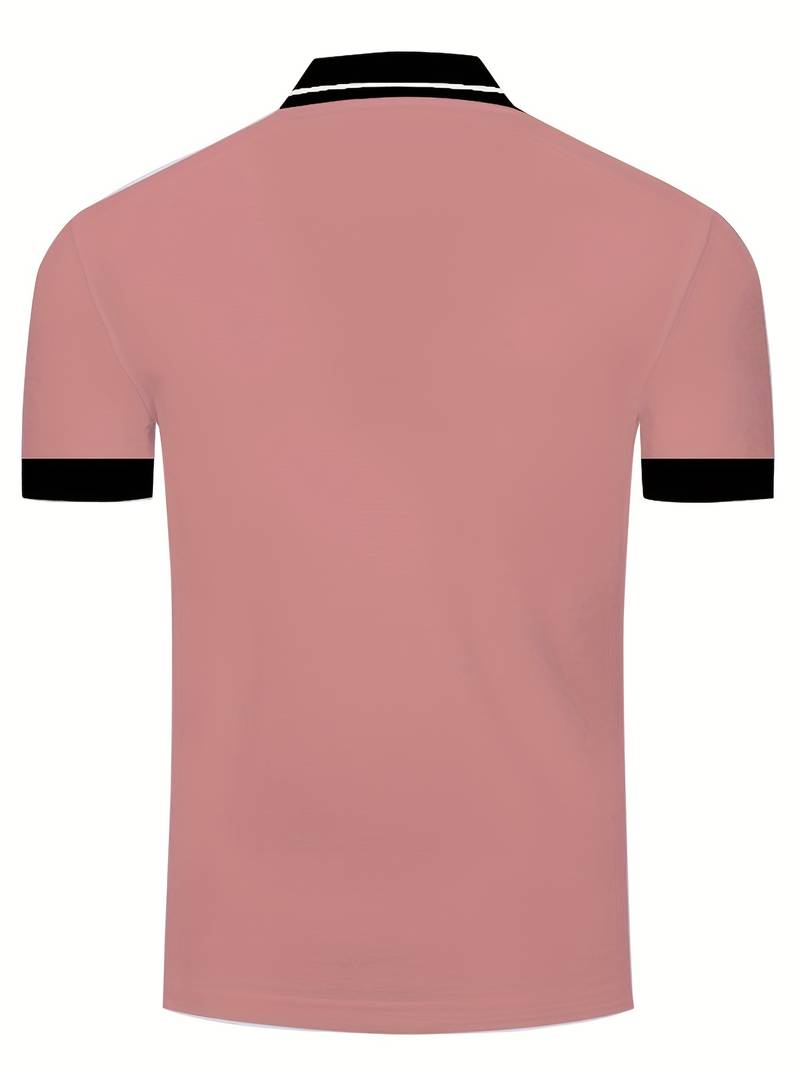 Luca – Heren Polo met Effen Kleur en Casual Look