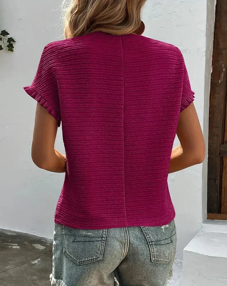 Flora – Lichte Dames T-Shirt van Katoen