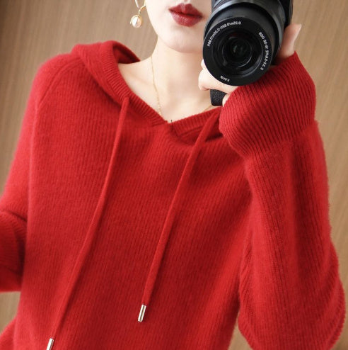 Sophia – Luxe Cashmere Hoodie voor Dames