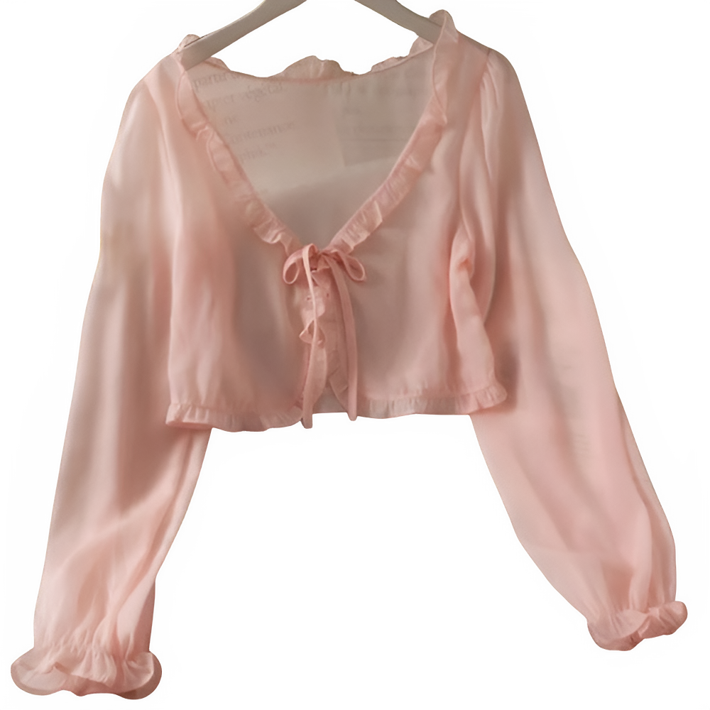 Celeste – Elegante Dames V-Hals Voorjaarsblouse