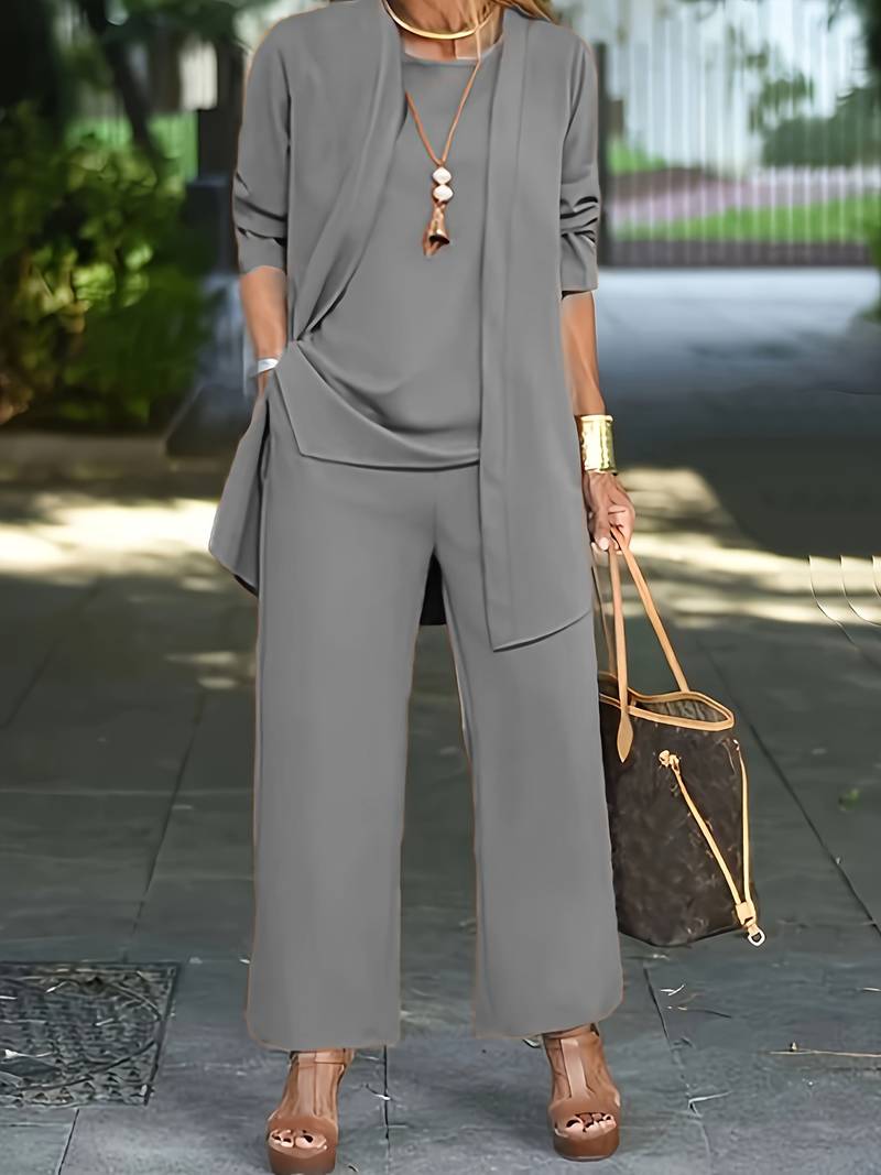 Hannah – Comfortabele Dames Lounge Set van Zachte Katoen