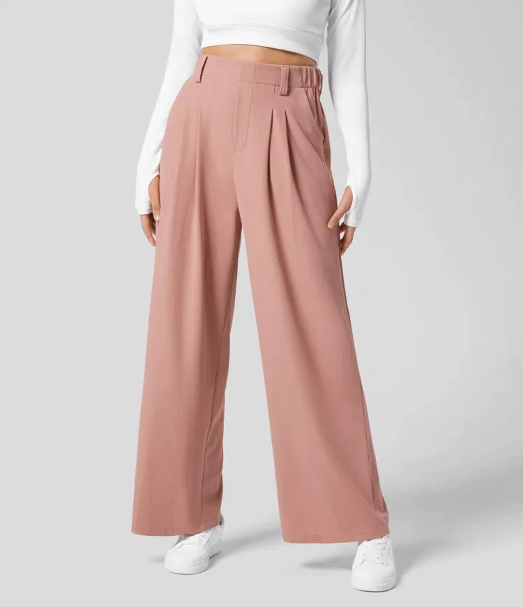 Sinfonia™ Comfort ontmoet moeiteloze stijl in een casual broek met hoge taille