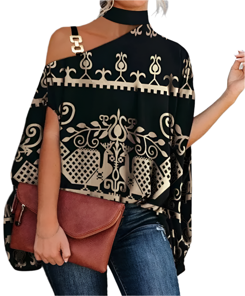 Lucia – Elegante Bloemen Top voor Dames