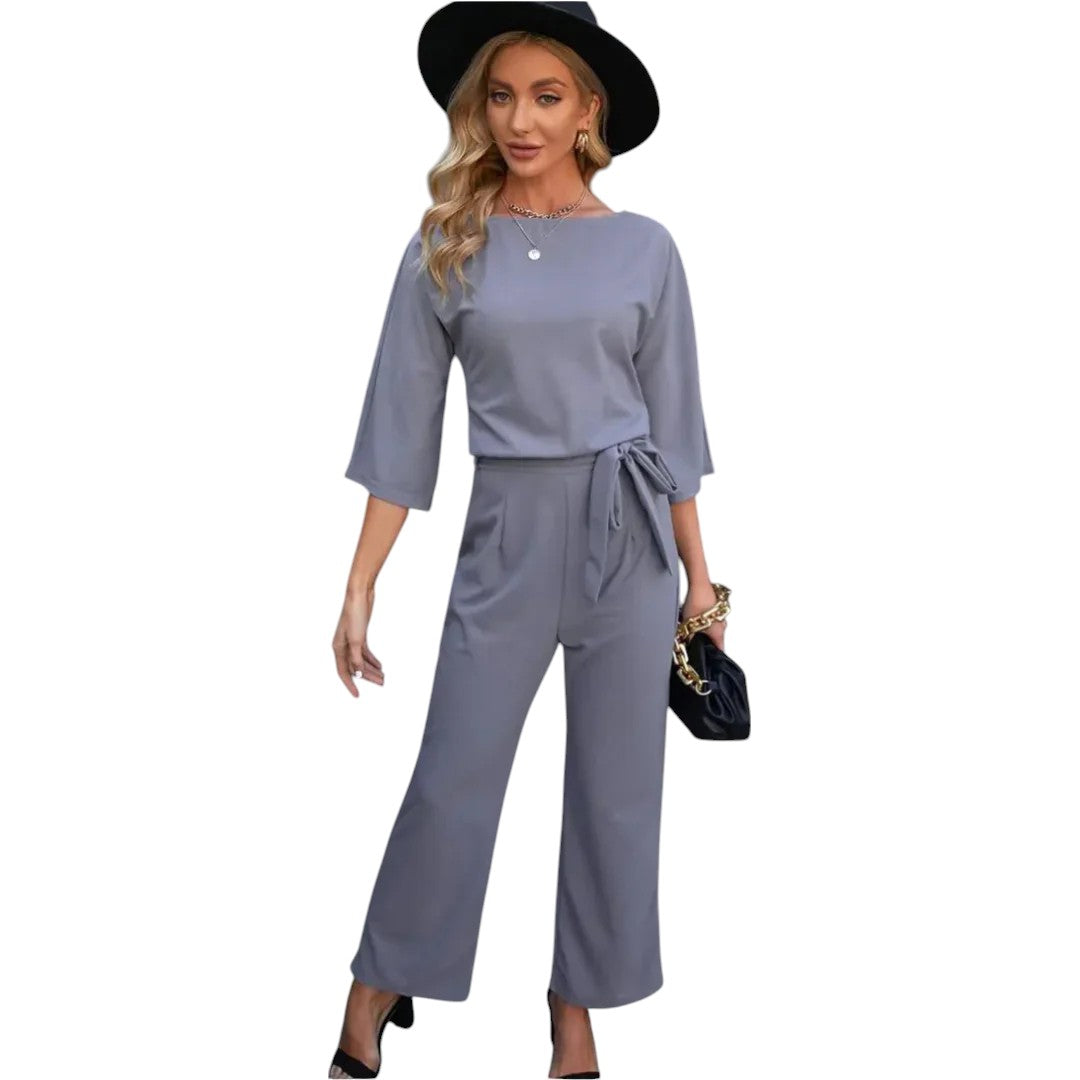 Giulietta – Luxe Dames Jumpsuit met Wijde Pijpen